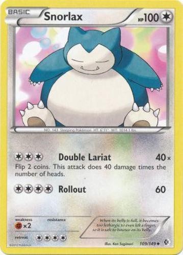 Snorlax 109 149 uncommon - snorlax,