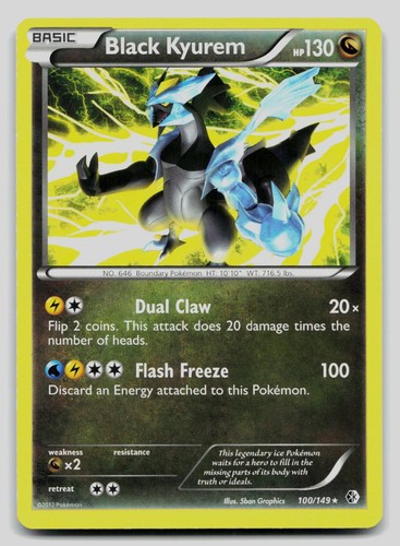 Black kyurem 100 149 rare - black, 100/149
