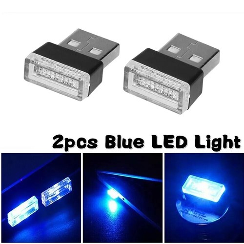 Blue mini usb car - x,