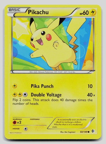 Pikachu 149 common - 50/149,
