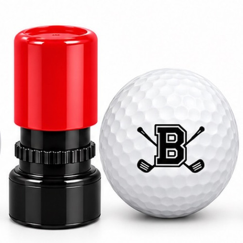 Personalized golf ball stamp - personalized,