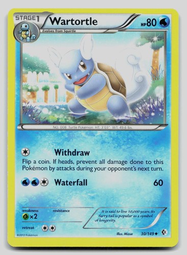 Wartortle 149 uncommon - 30/149,